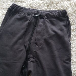 hip and bone harem style charcoal gray sweatpants jogger medium